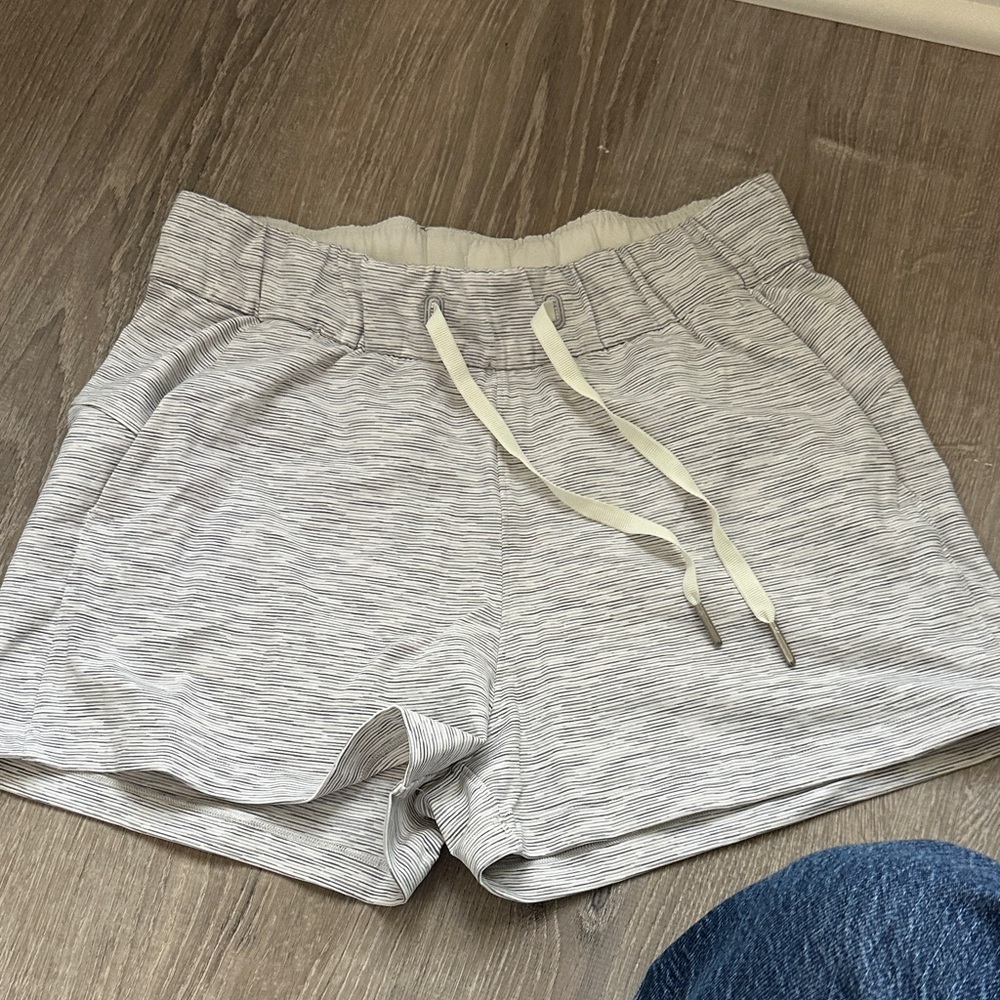 Lululemon Athletica Light Gray Athletic Shorts